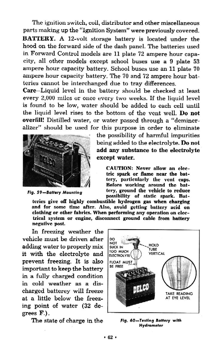 1959 Chevrolet Truck Operators Manual Page 60